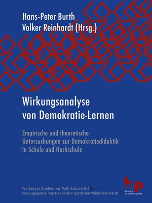 cover image of Wirkungsanalyse von Demokratie-Lernen